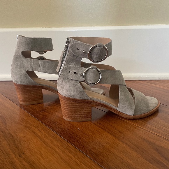 Rag & Bone Mari Strappy Sandal in Grey Suede Sz 7.5 - Picture 5 of 13